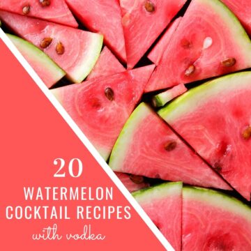 Close up of watermelon slices with a text box.