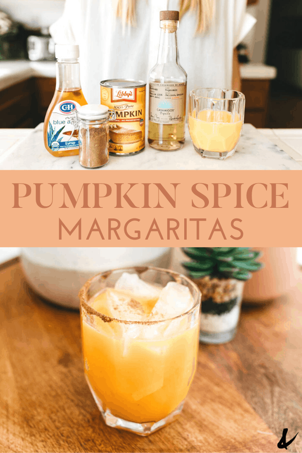 easy tutorial for making a pumpkin margarita