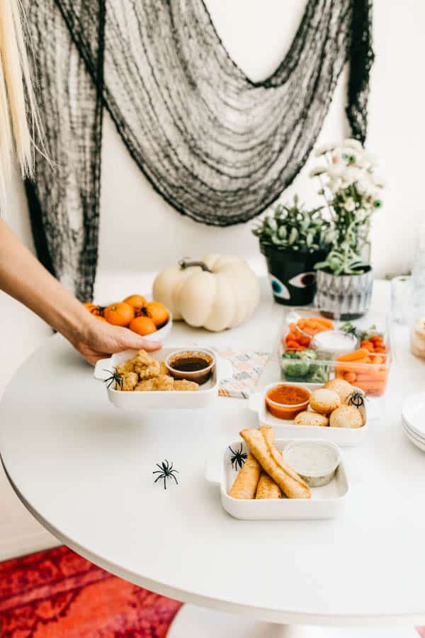 Snacks to serve before trick or treating.