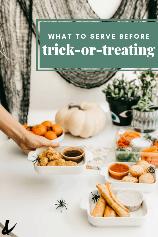 what to serve before trick or treating