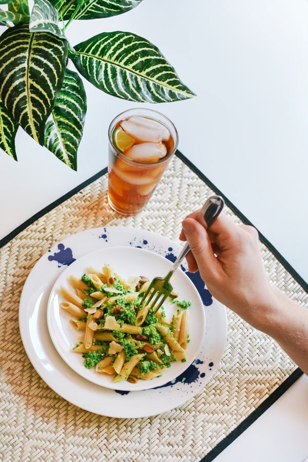 Broccoli Pesto with Barilla ProteinPLUS Pasta
