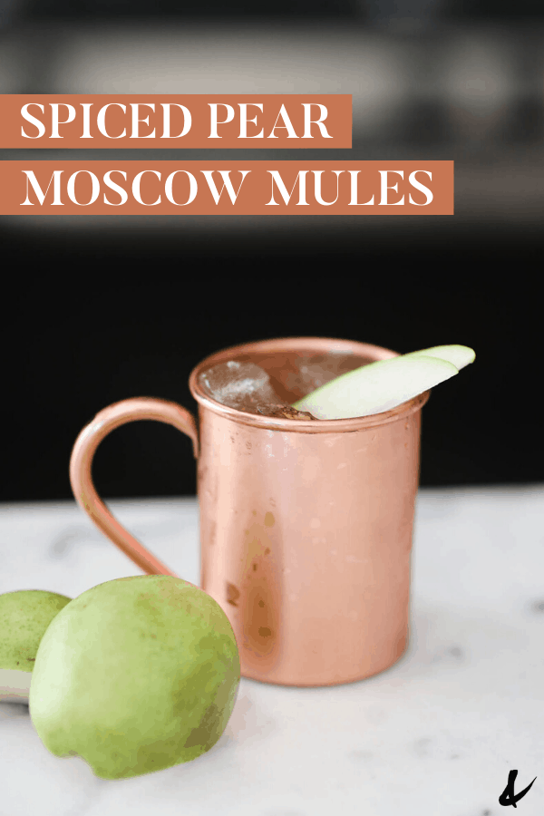 easy pear nectar moscow mules