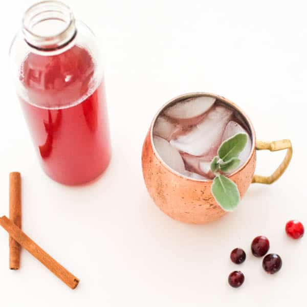Yummy Cranberry Moscow Mule Recipe for Christmas Sipping