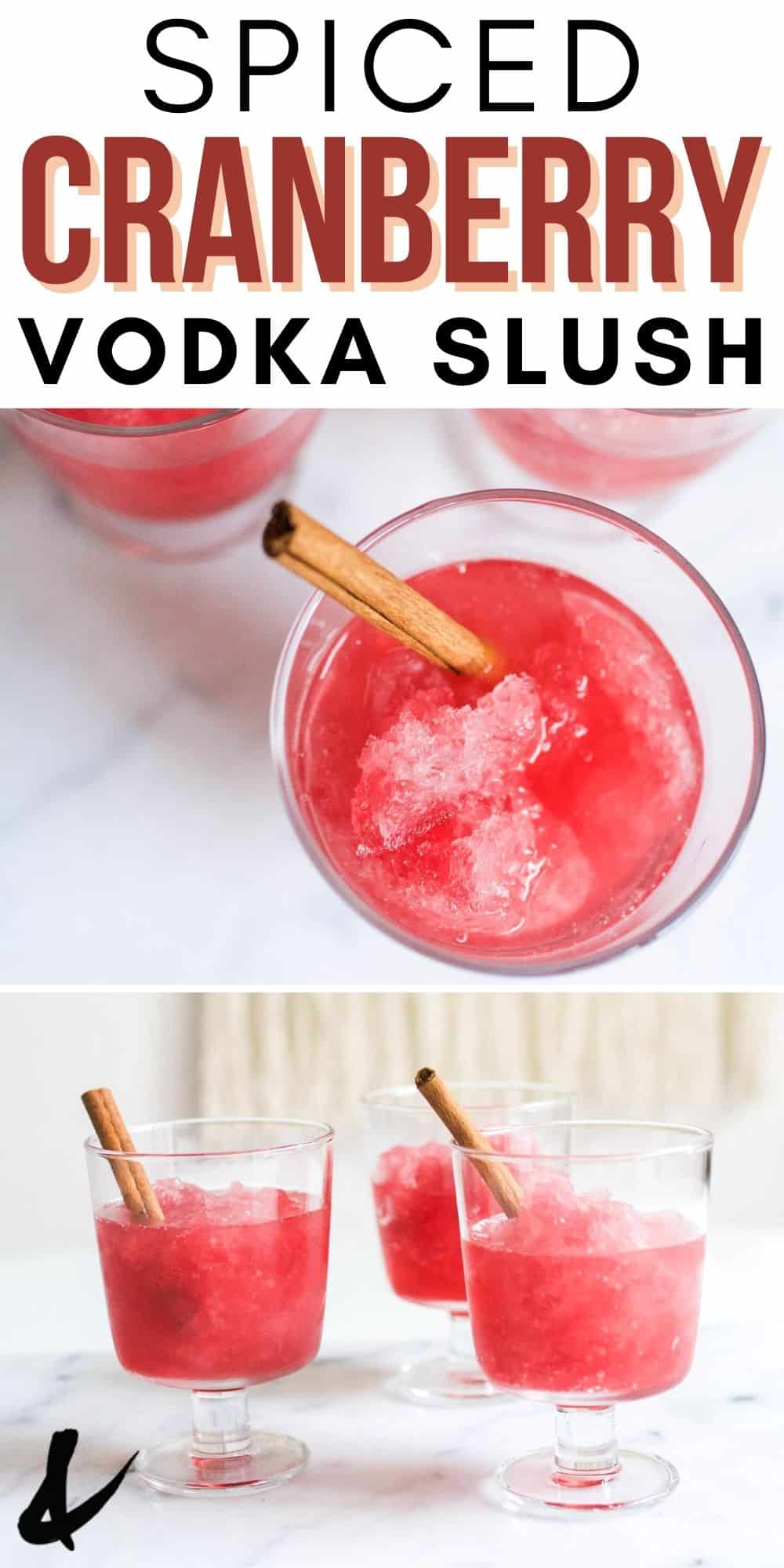Frosty Cranberry Vodka Slush Recipe Cupcakes and Cutlery