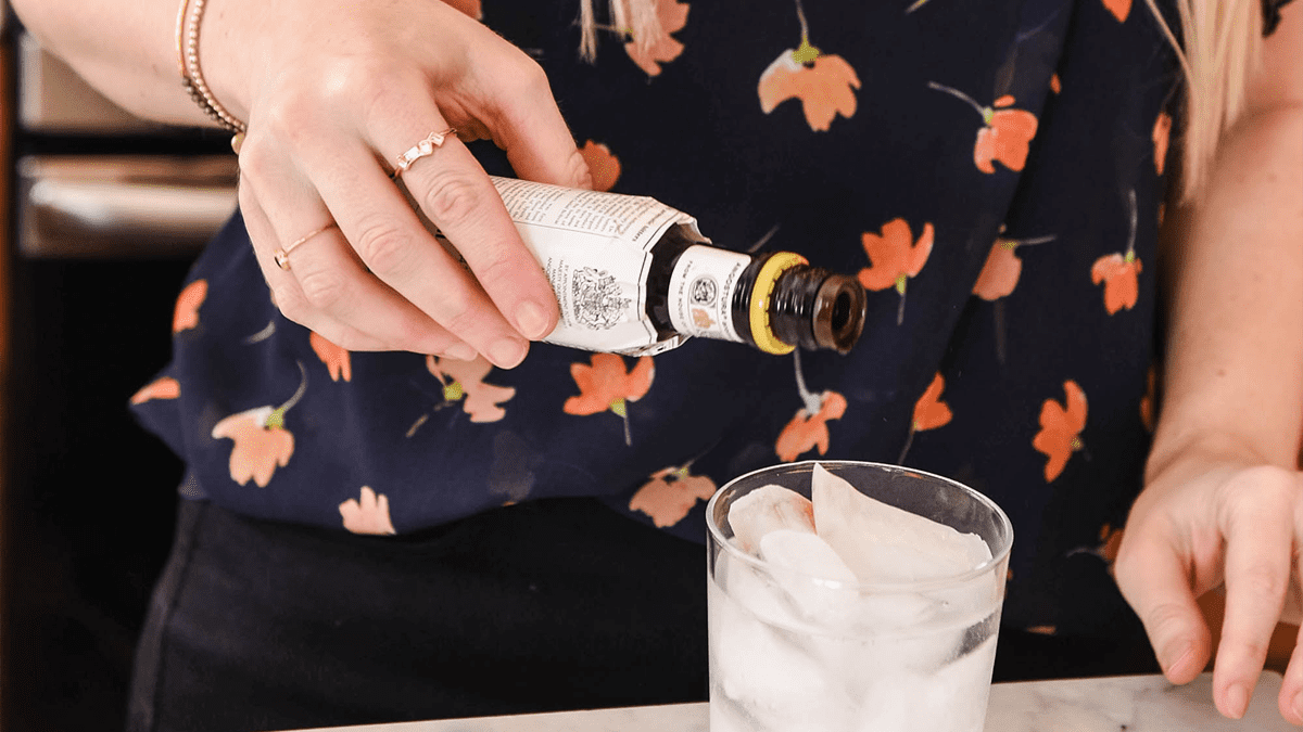 Bitters and Soda Recipe (Mocktail with Bitters) Cupcakes and Cutlery