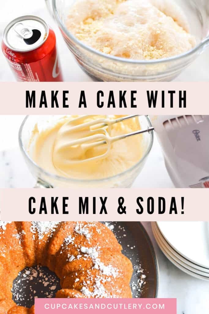 steps to make a cake with cake mix and soda