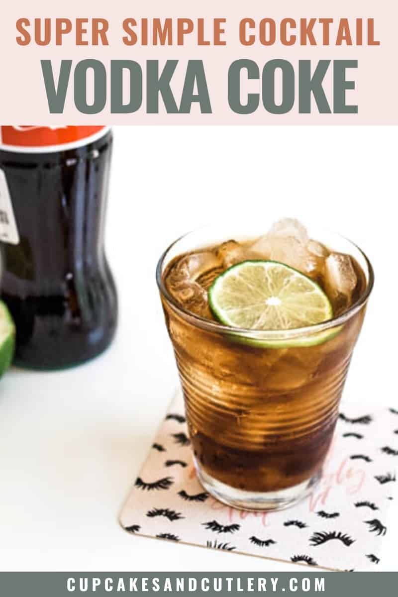 Stupid Easy Vodka and Coke Cocktail Idea Cupcakes and Cutlery
