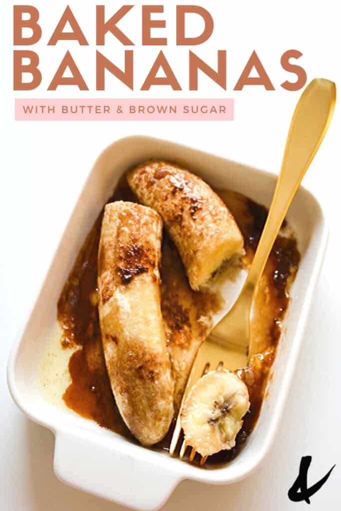 baked bananas with butter