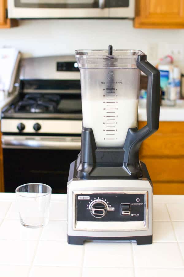 Blender full of Limeade Margaritas.