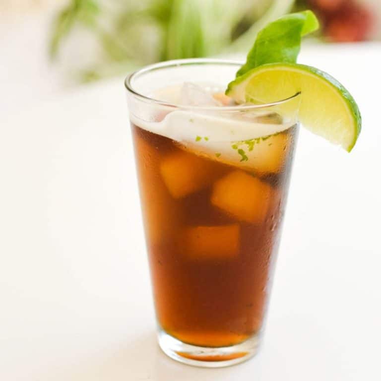 Shaken Basil Iced Tea Recipe