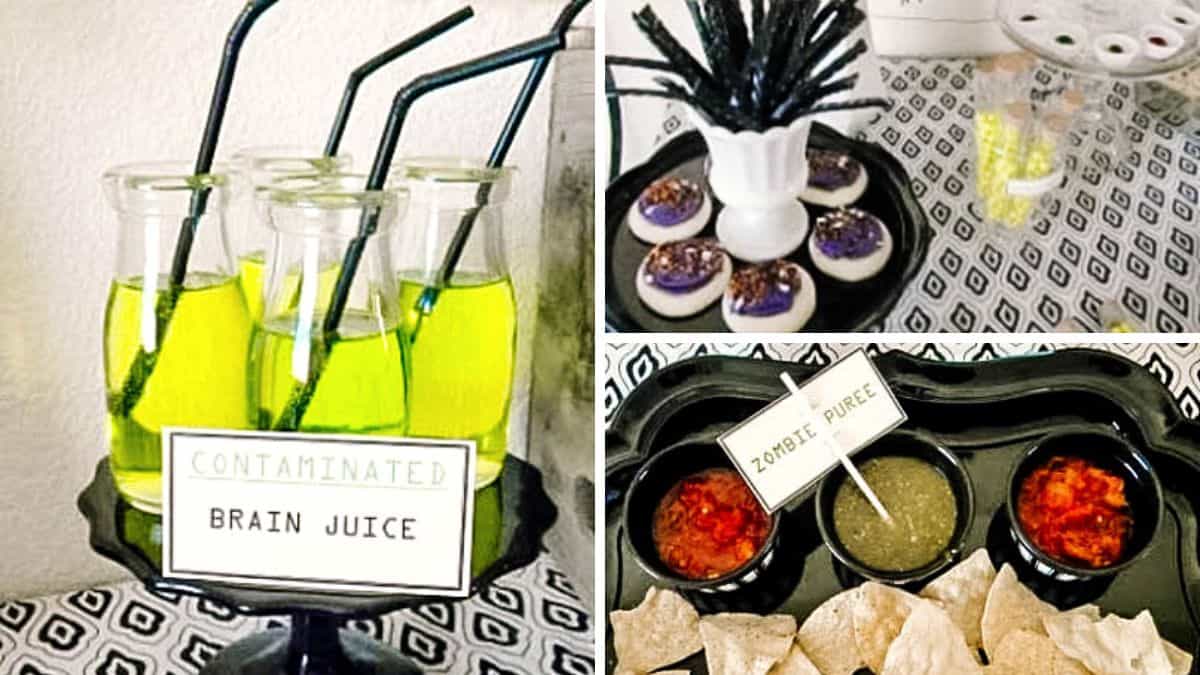 Cute and Creepy Zombie Party Ideas Cupcakes and Cutlery