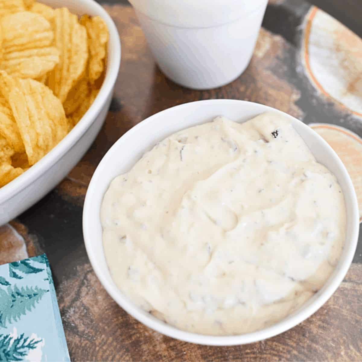 Hot Bacon Cheese Dip - Cupcakes and Cutlery