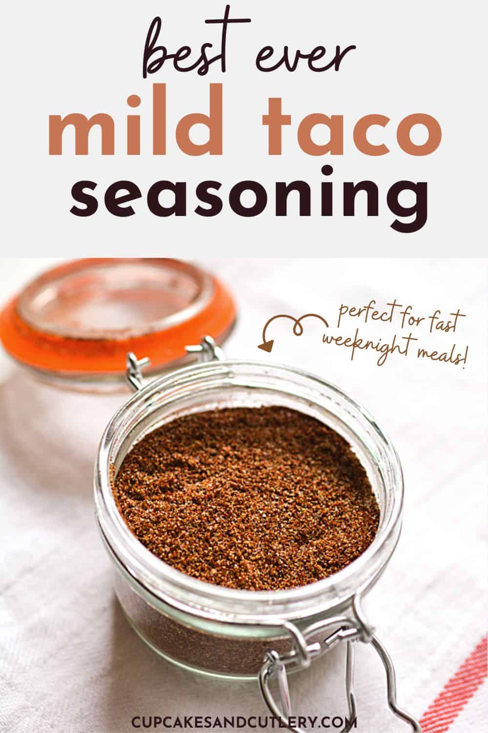Easy Homemade Taco Seasoning Recipe for Ground Beef Cupcakes and Cutlery