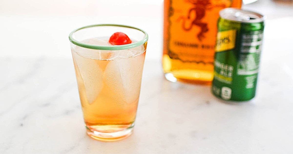 2Ingredient Fireball and Ginger Ale Cocktail Recipe
