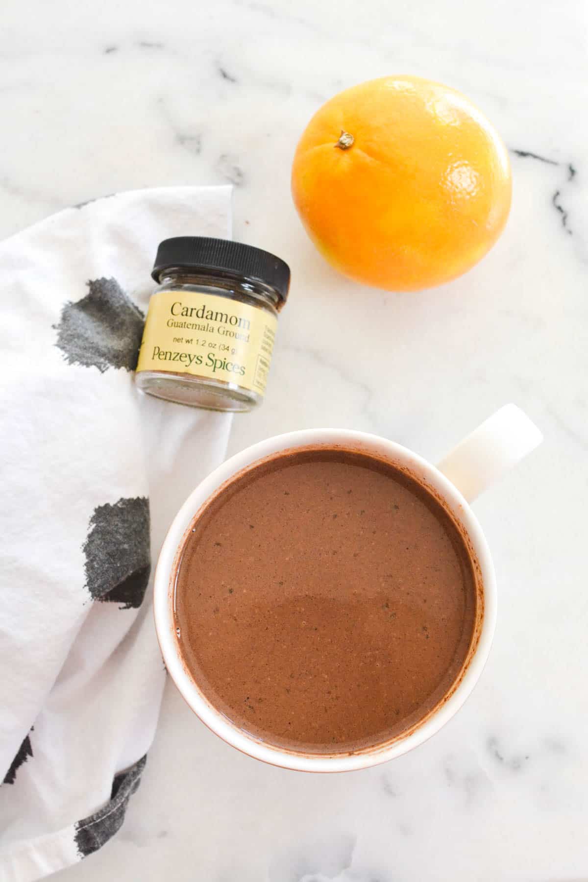 Cardamom espresso hot chocolate - Beyond Sweet and Savory