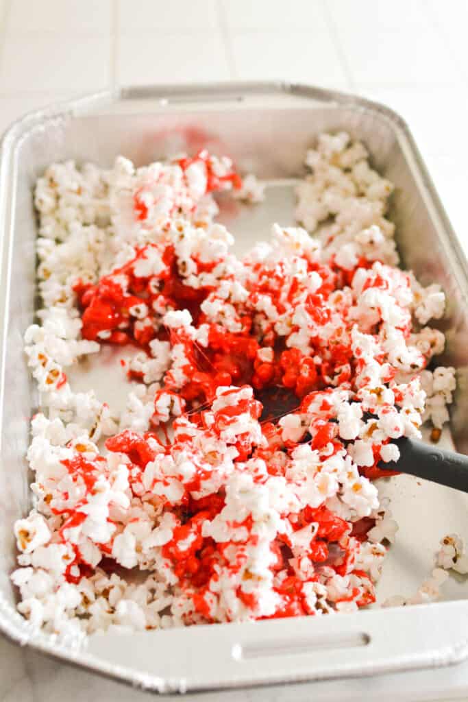 Cherry Jello Popcorn Recipe (Candied Popcorn)