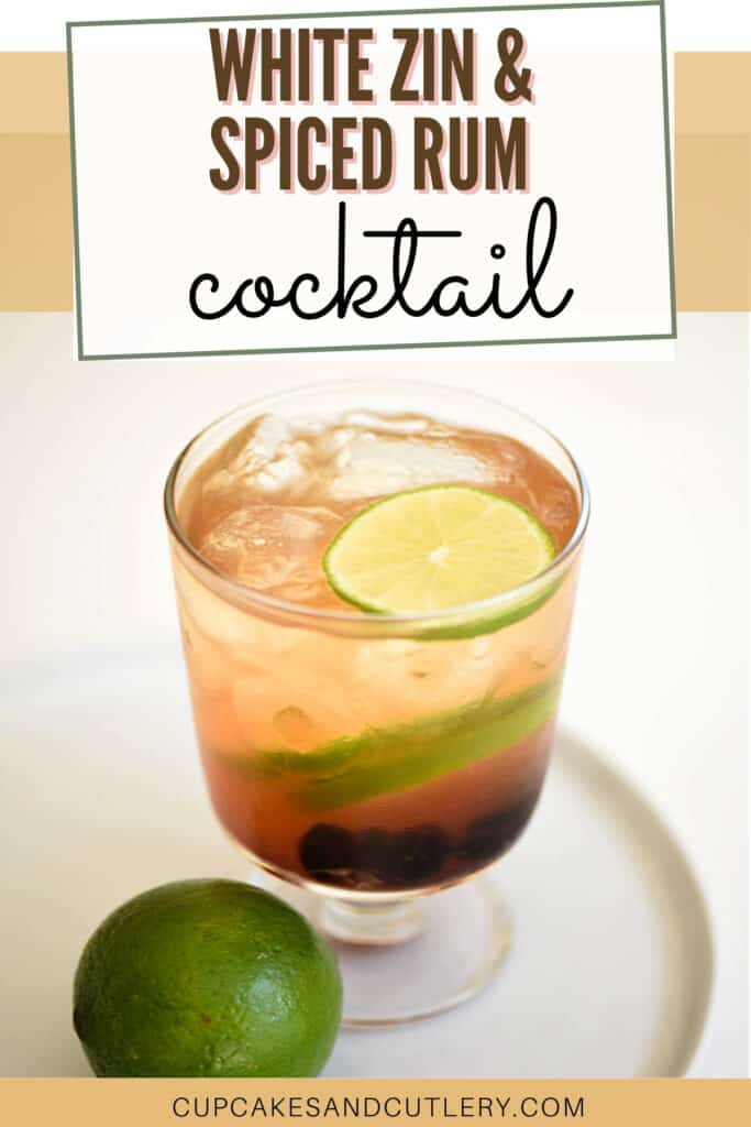 Spiced Rum and Wine Cocktail Recipe with White Zinfandel