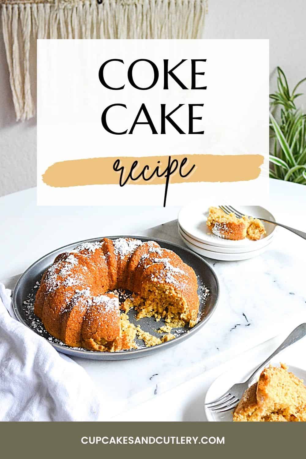 Easy 2Ingredient Soda Cake Recipe Cupcakes and Cutlery