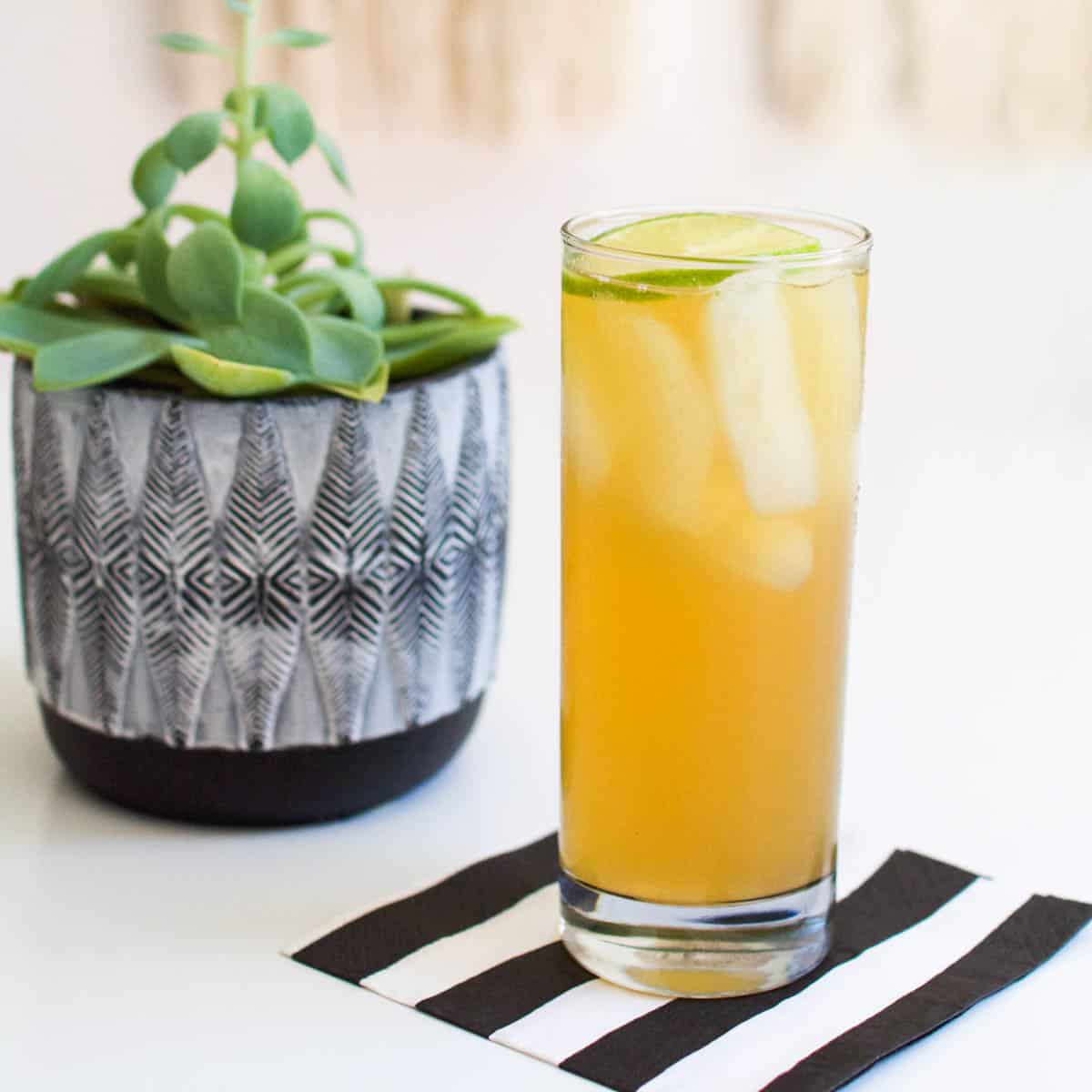 Dark and Stormy Cocktail Engraved Hi-ball Glass and Jug Rum