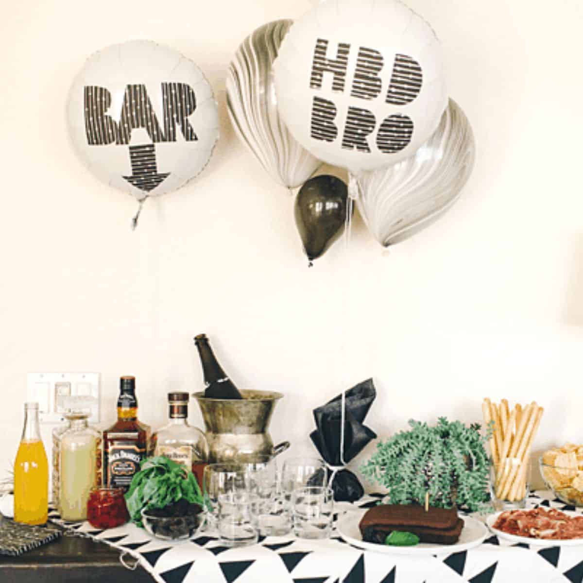 Black And White Party Decorations Diy