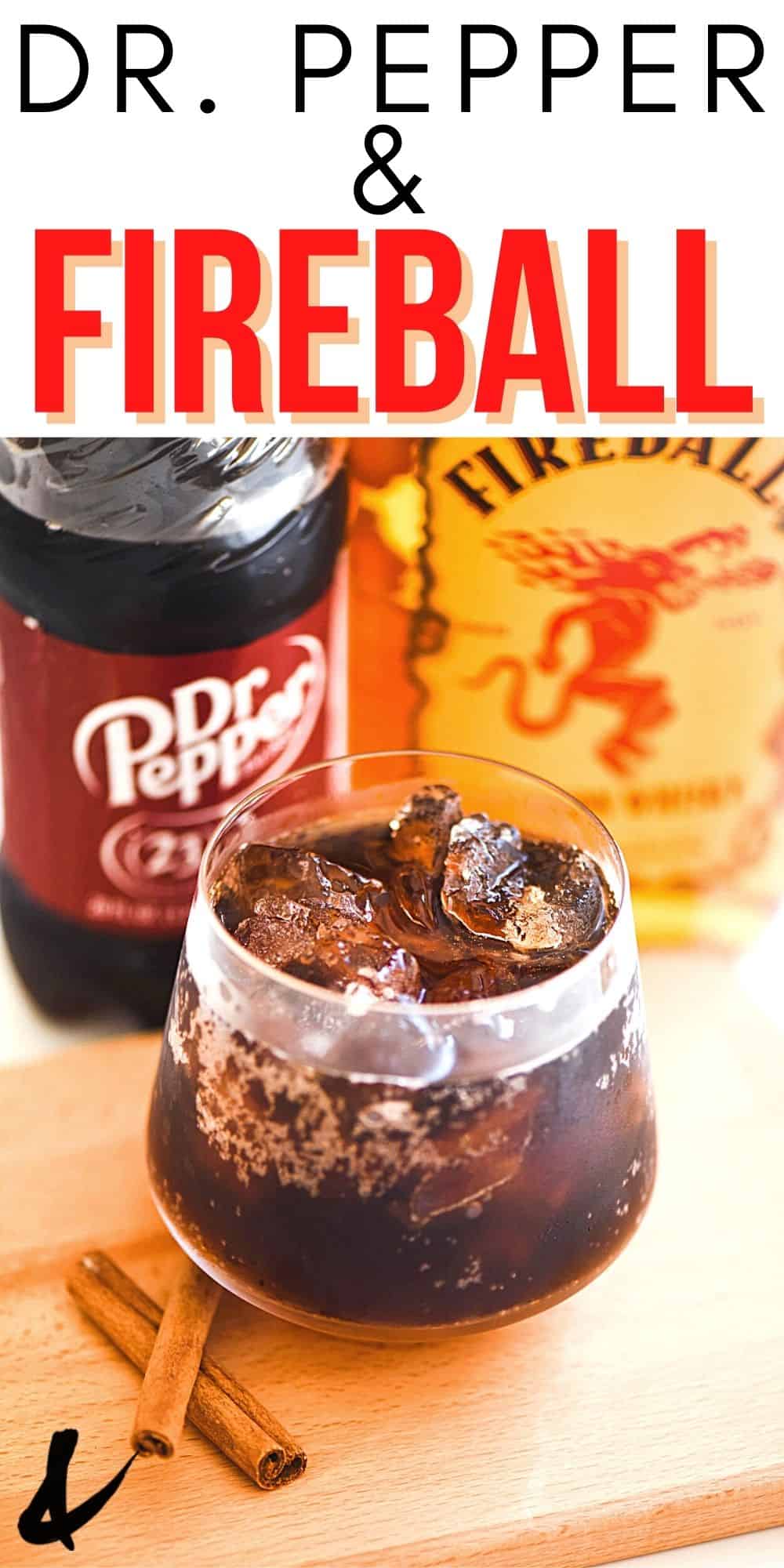 Quick and Spicy Fireball and Dr. Pepper Cocktail - Cupcakes and Cutlery