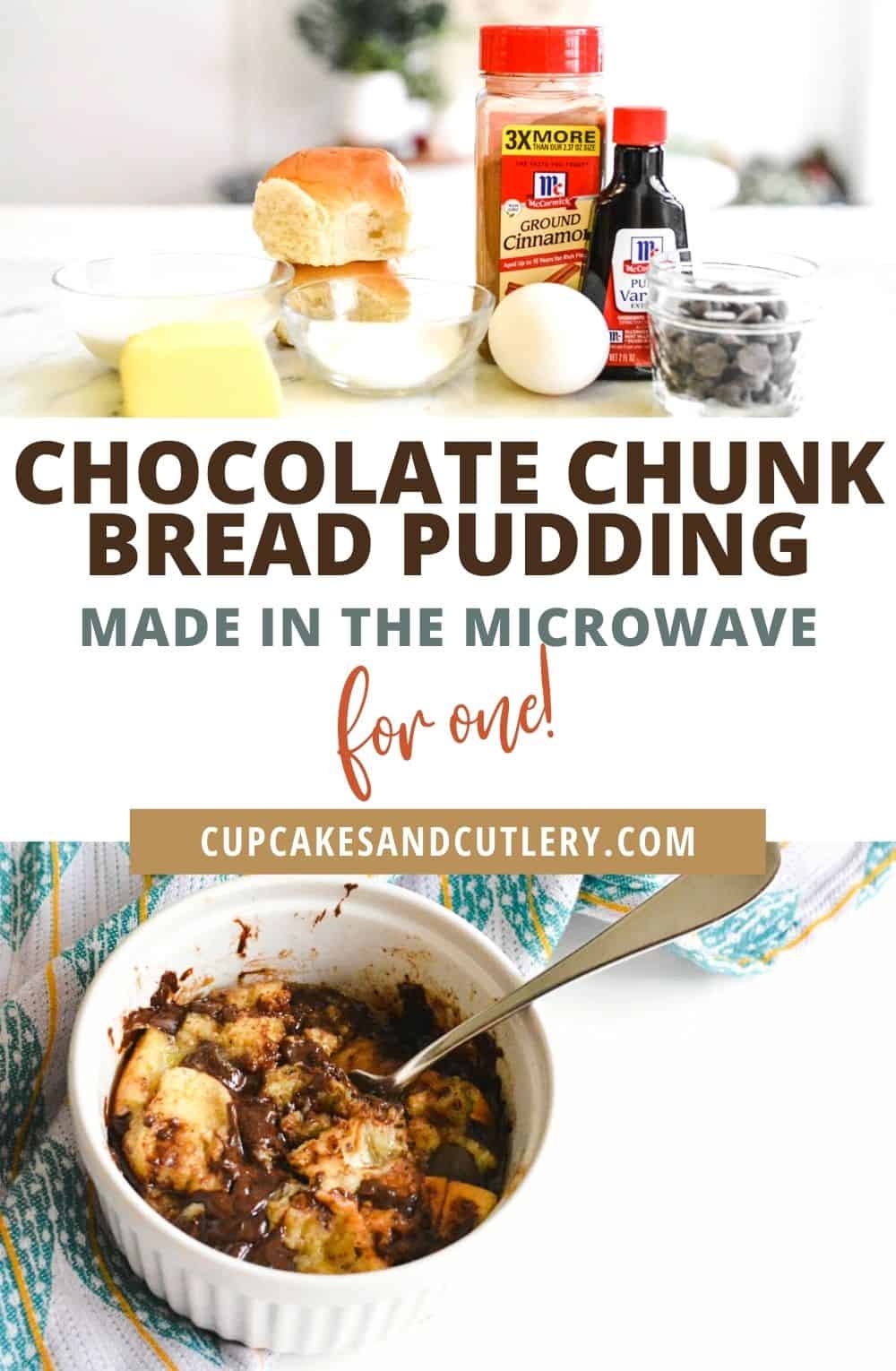 Microwave Bread Pudding in a Mug Recipe Cupcakes and Cutlery