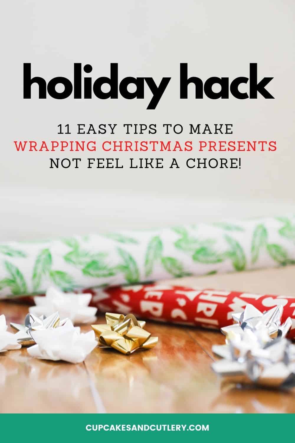 11 Christmas Wrapping Hacks to Make Presents Less of a Chore Cupcakes