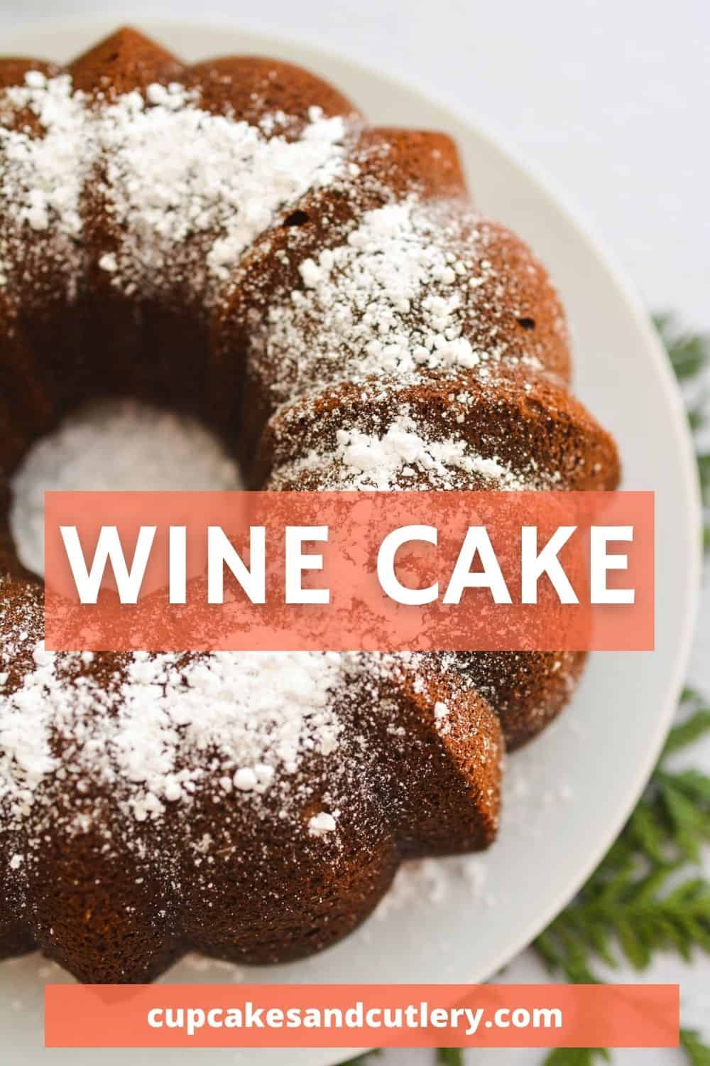 Easy and Delicious White Wine Cake Recipe (Sherry Cake) Cupcakes and Cutlery