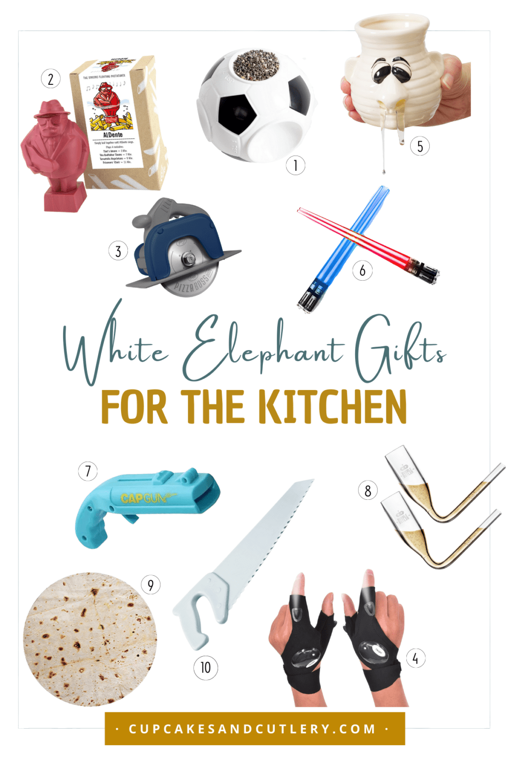 Best White Elephant Gift Ideas (10 Unusual Kitchen Gadgets) - Cupcakes ...
