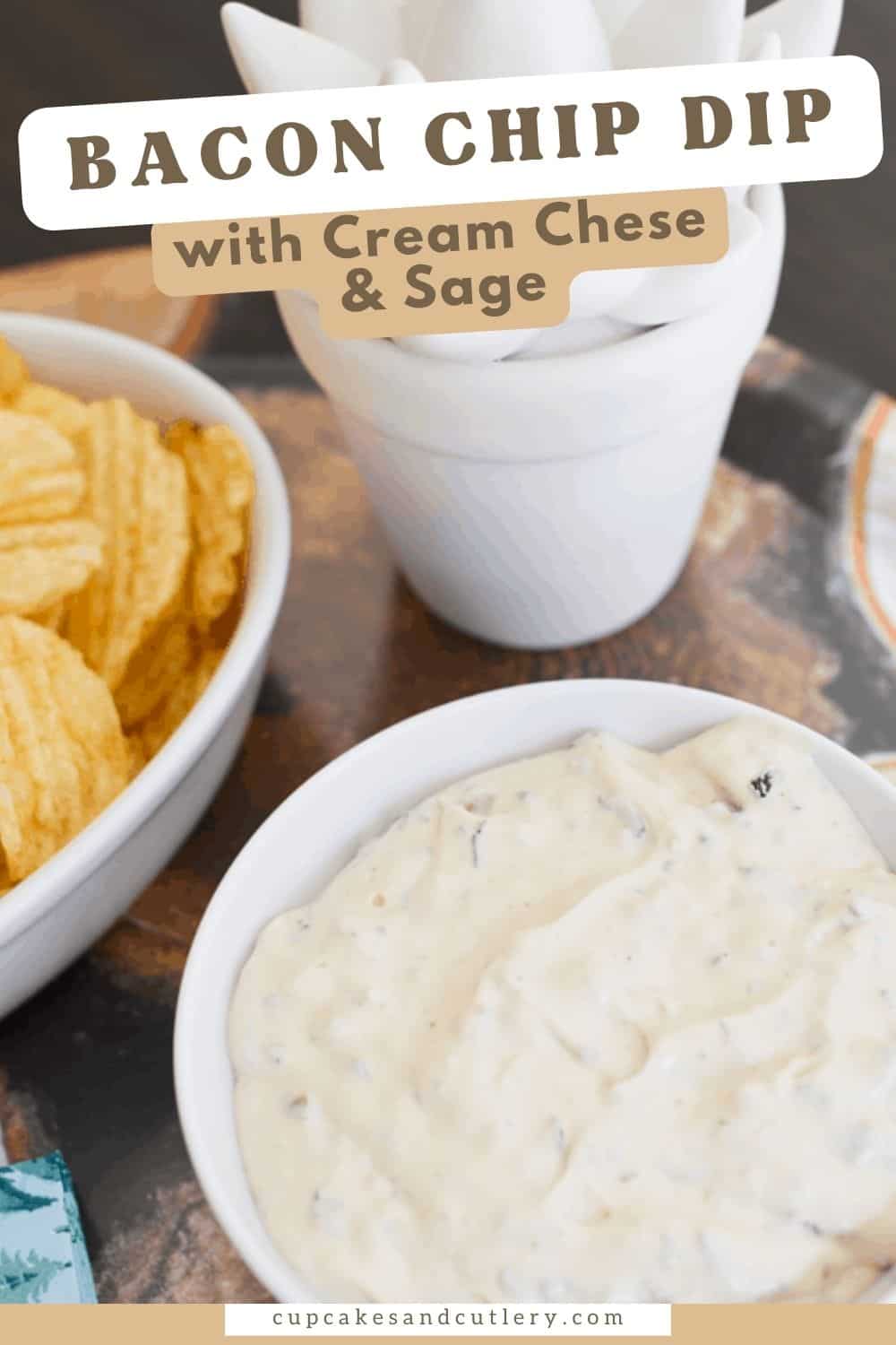 Cream Cheese Bacon Dip Recipe with Sage