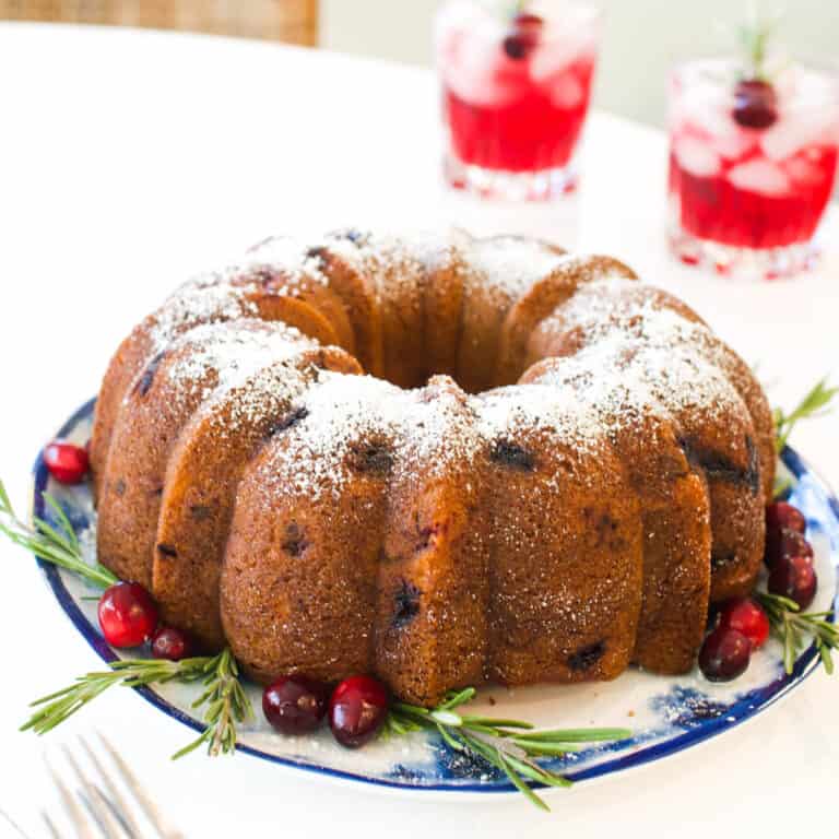 Tart Cranberry Christmas Cake Recipe (From Cake Mix)