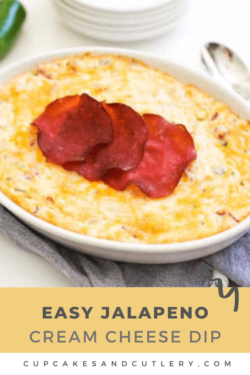 Easy Jalapeno Cream Cheese Dip Recipe with Dried Beef Cupcakes and