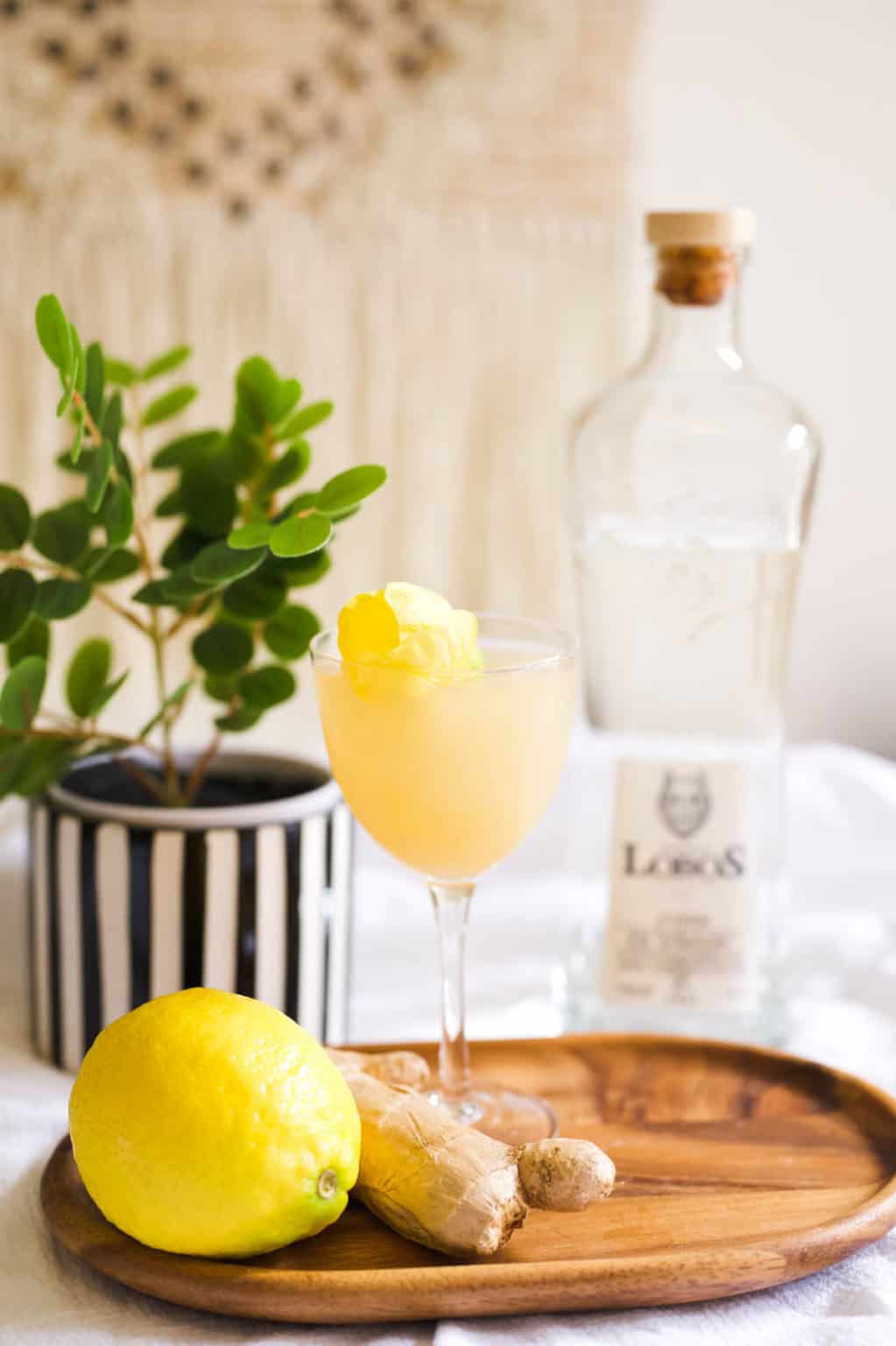 Zingy Ginger Tequila Lemonade Recipe Cupcakes and Cutlery