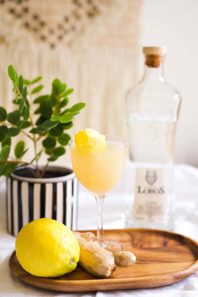 Zingy Ginger Tequila Lemonade Recipe Cupcakes and Cutlery