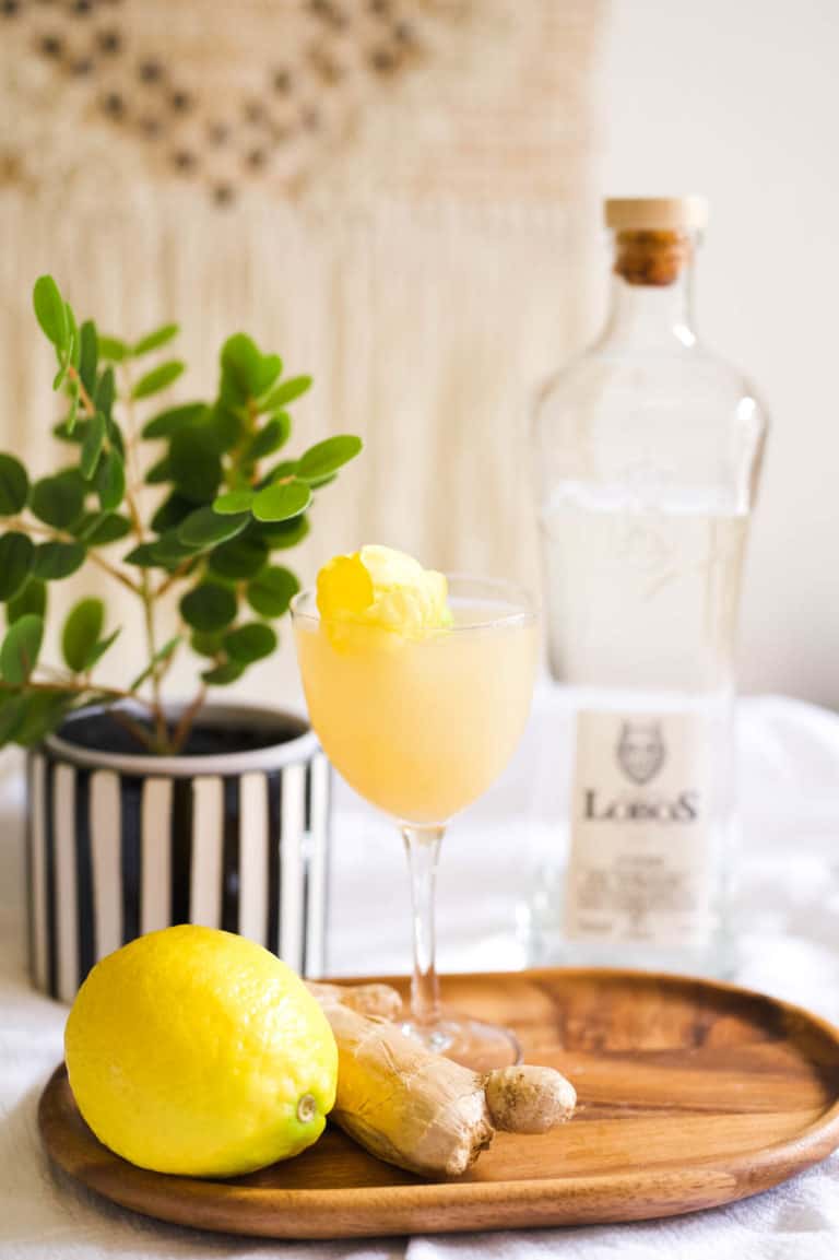 Zingy Ginger Tequila Lemonade Recipe Cupcakes and Cutlery