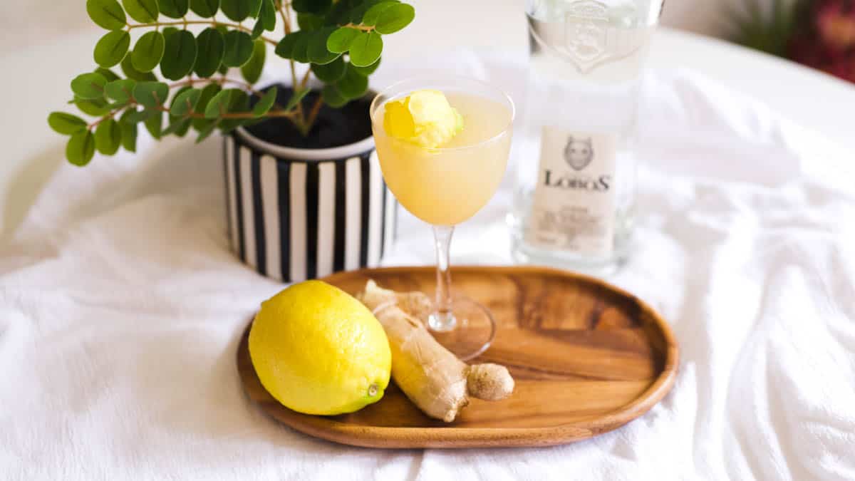 Zingy Ginger Tequila Lemonade Recipe Cupcakes and Cutlery