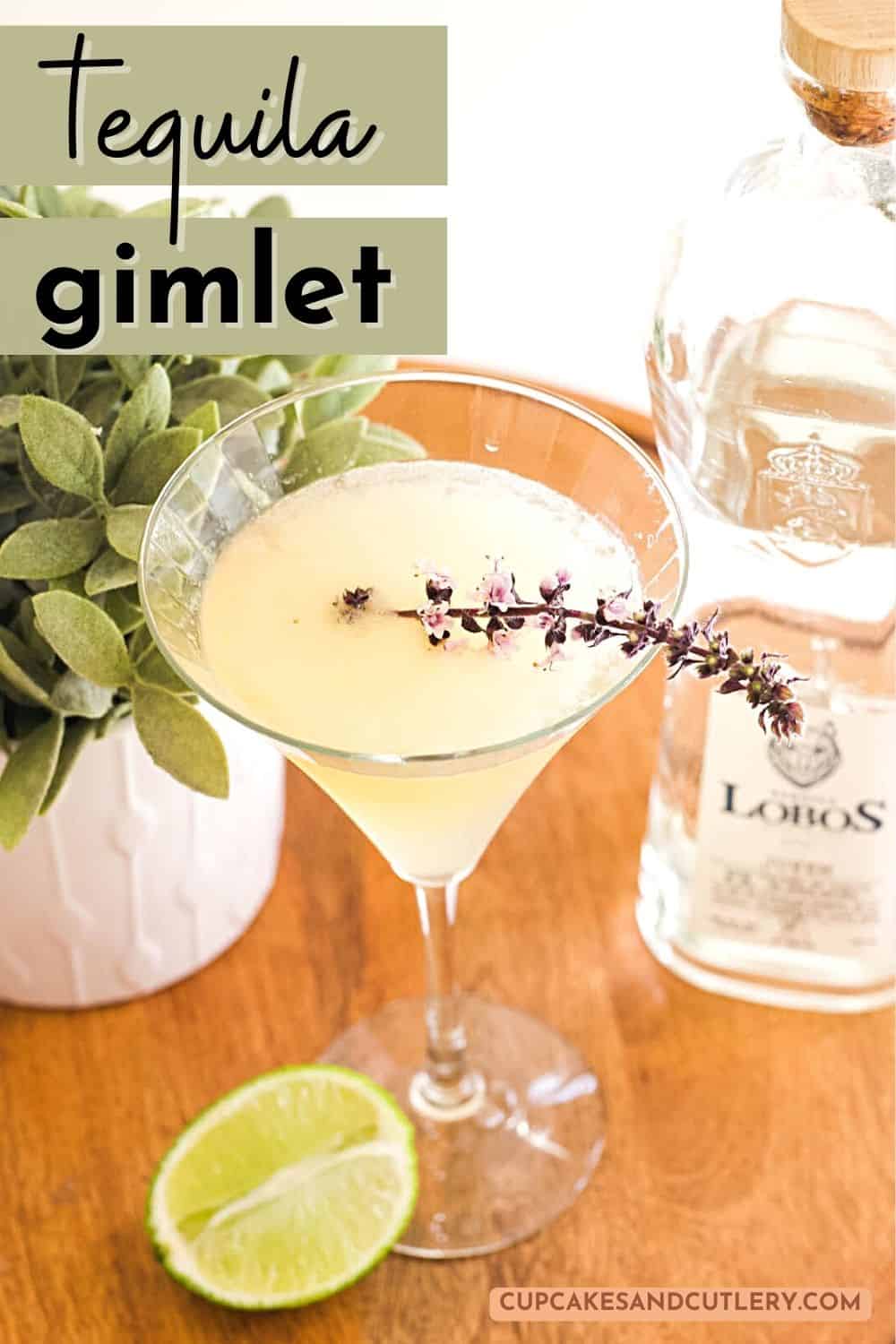 Tequila Gimlet Recipe Cupcakes and Cutlery