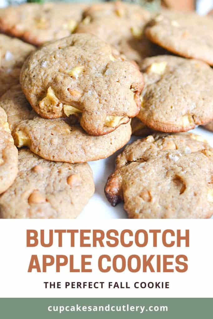 Butterscotch apple cookies for fall.