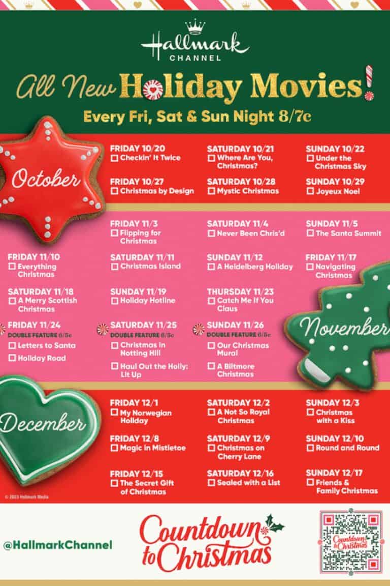 Hallmark Christmas Movie Drinking Game + Printable (2023)