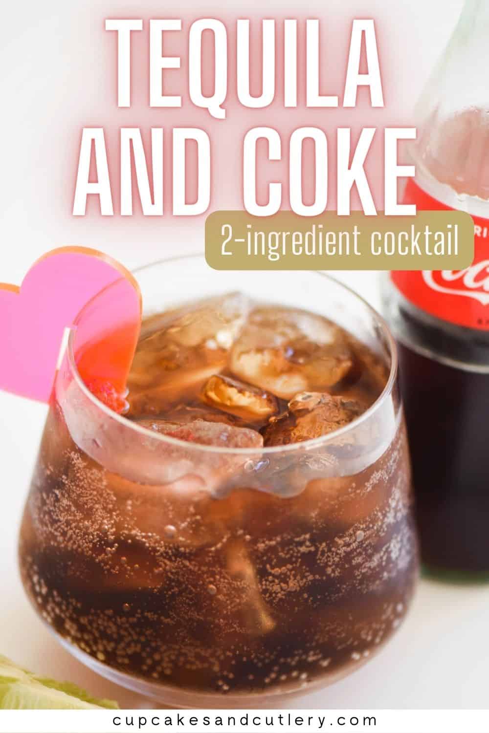 Tequila and Coke Recipe [Batanga Tequila Cocktail]