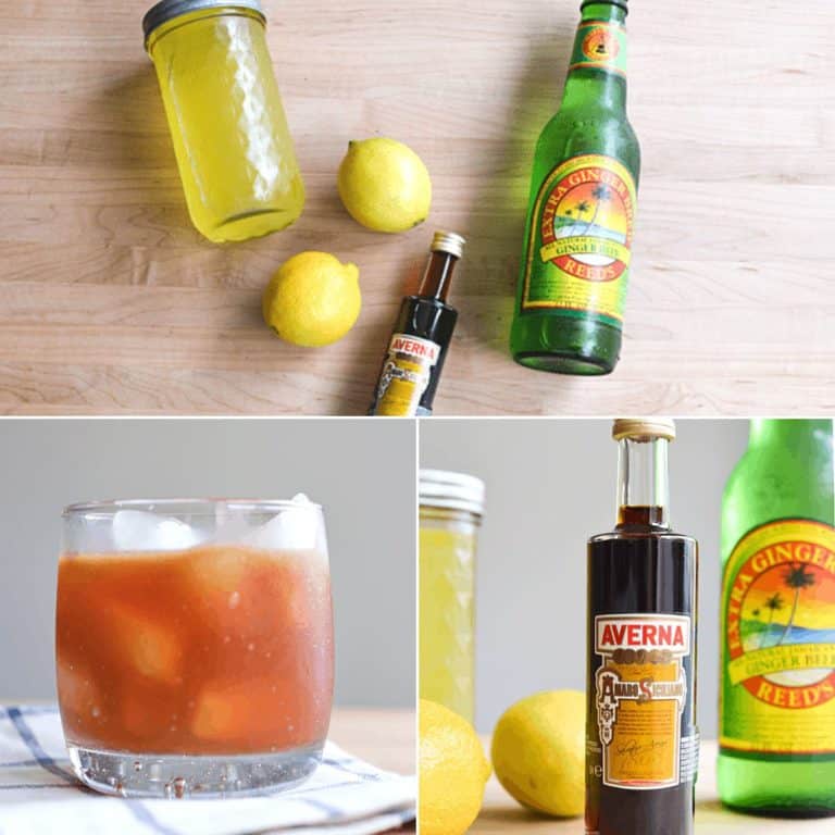 Amaro Cocktail Recipe with Vodka and Ginger Beer