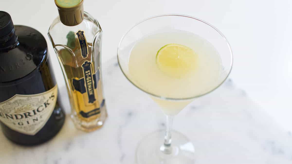A Simple French Gimlet Recipe for Spring (St Germain Gin Gimlet