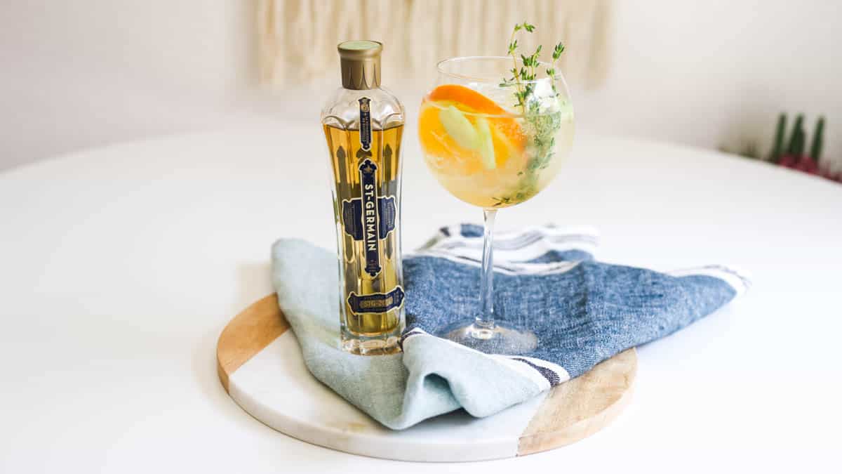 Easy Cointreau Prosecco Spritz Cocktail Recipe with St Germain