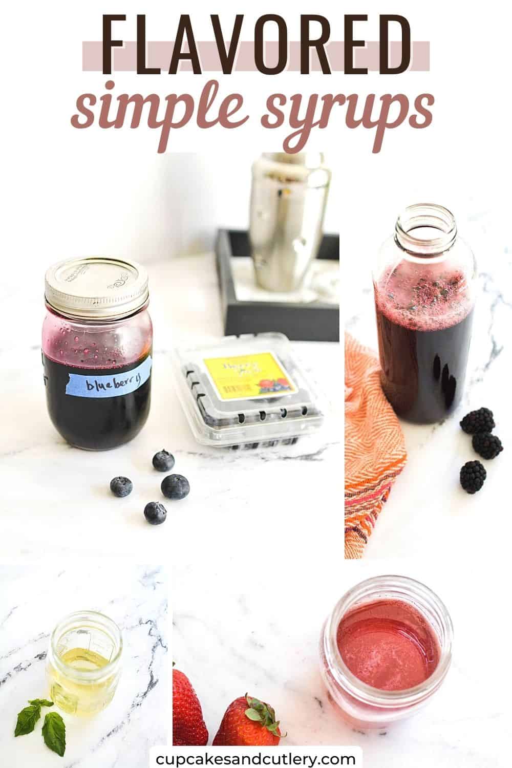 6 Easy Flavored Simple Syrups for Cocktails and More Cupcakes and Cutlery