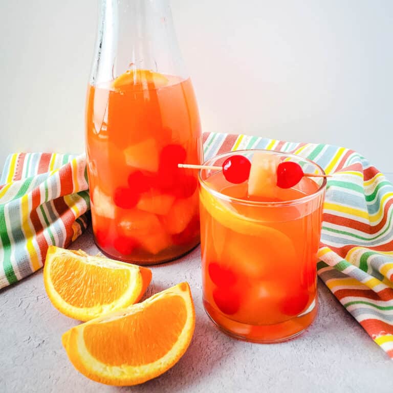 Yummy Passion Fruit Sangria Recipe with Spiced Rum