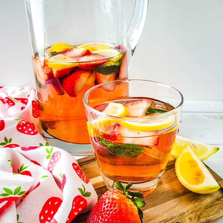 Strawberry Rosé Sangria Recipe with Vodka and St Germain