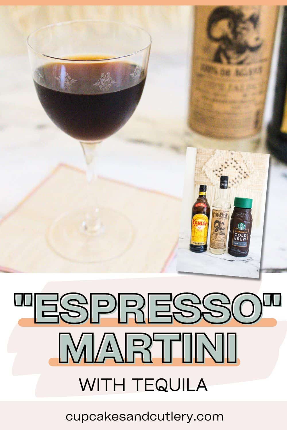 Cold Brew Martini with Tequila (Espresso Martini Hack) Cupcakes and Cutlery