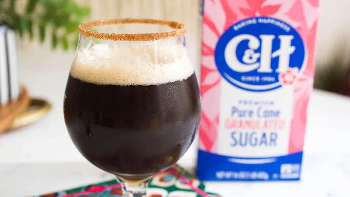 Cinnamon Sugar Rim for Christmas Cocktails - Cupcakes and Cutlery