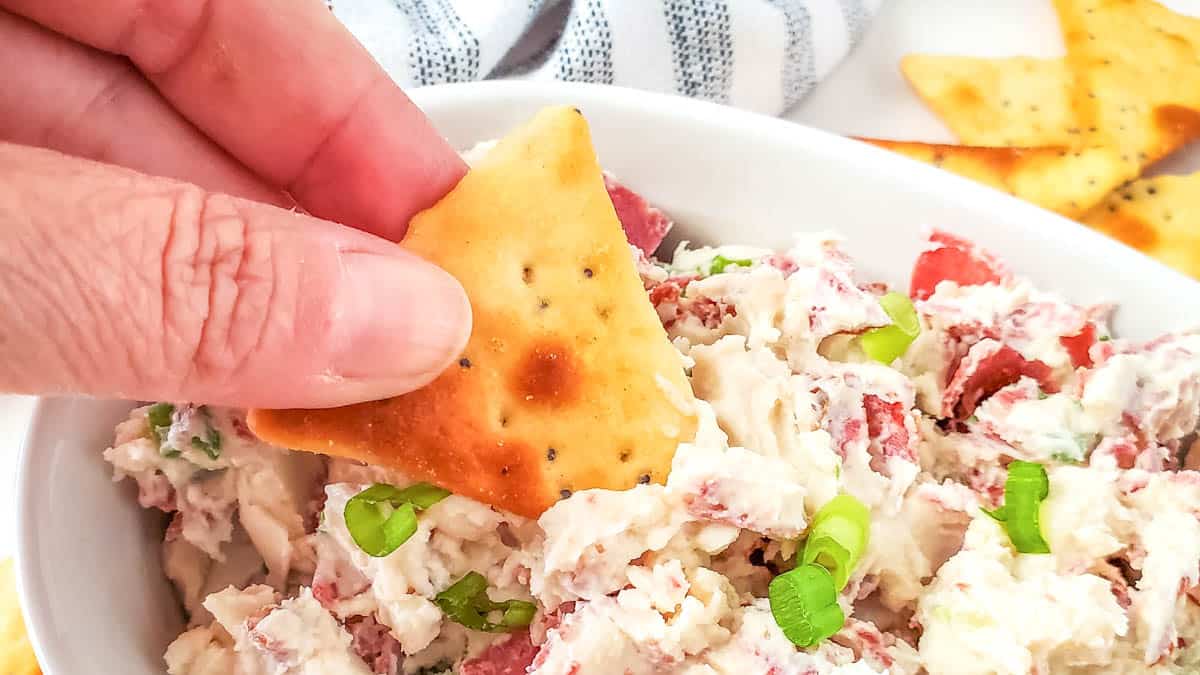 Dried Beef Dip Recipe (Armour Beef Dip) - Cupcakes and Cutlery