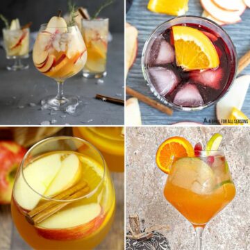 Different Thanksgiving Sangria recipes to serve for your fall parties.